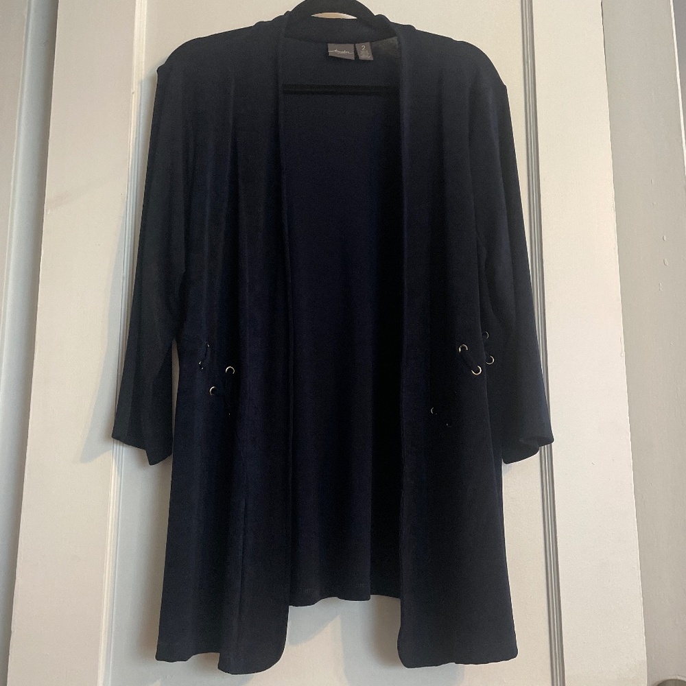 Chico’s Navy long cardigan